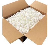 Storm Trading Group 1/2 Cubic Ft Packing Peanuts Biodegradable Eco Flo Protective Postal Packaging Void Filler