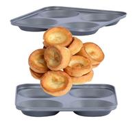 Storm Trading Group 1 X 4 Cup Giant Yorkshire Pudding Non-Stick Oven Tray