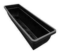 Storm Trading Group 1 X Black 60Cm Bellpot Trough Winchester Plastic Plant Flower Pot For Windows, Gardens & Patios