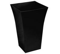 Storm Trading Group 1 X Black Tall Large Plastic Contemporary Garden Patio Milano Planter With A Shiny Gloss Finish