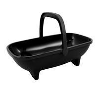 Storm Trading Group 1 X Garden Trug 53Cm Black Plastic Basket Plant Pot With Handle