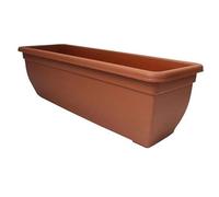 Storm Trading Group 1 X Terracotta 60Cm Bellpot Trough Winchester Plastic Plant Flower Pot For Windows, Gardens & Patios
