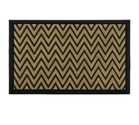 Storm Trading Group 1 X Zig Zag Non-Slip Super Absorbent 40X60Cm Scraper Doormats For Dirt & Mud With Rubber Backing