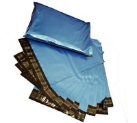 Storm Trading Group 100 X Metallic Blue 10X14" (245X345mm) Self Adhesive Tear Resistant Postage Mailing Bags