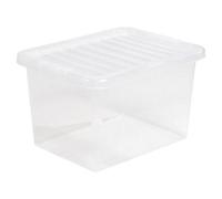 Storm Trading Group 3 X Heavy Duty Multipurpose 20 Litre Home Office Clear Plastic Storage Containers With Lids