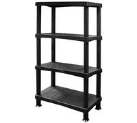 STORM TRADING GROUP 4 Tier Plastic Shelving Units Great For Storage Home & Garage