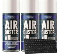 STORM TRADING GROUP 400ml Compressed Air Duster Cleaner Spray Can for Electronics - 2 x