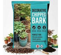 STORM TRADING GROUP 40L Decorative Chipped Bark For Gardens, Borders, Paths & Landscaping - 1 x 40 Litre