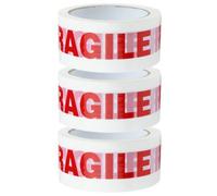 Storm Trading Group 6 X Strong Sticky 50mm X 66M Printed 'fragile' Packaging Tape