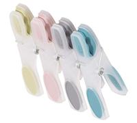 Storm Trading Group 80 Assorted Coloured Soft Grip Laundry Clothing Clips/pegs For Washing Lines