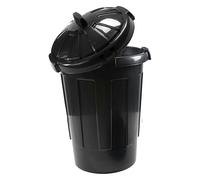 STORM TRADING GROUP 80L Extra Large Plastic Dustbin Kitchen House Garden Storage Unit Bin With Lid - 2 x