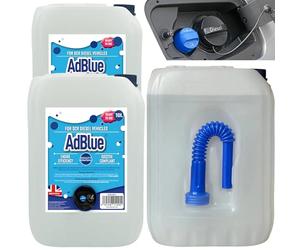 STORM TRADING GROUP AdBlue 5L & 10L Makes & Models Complete With Easy To Pour Spout Preventing Spills (1, 5 Litres)