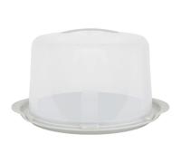 STORM TRADING GROUP Clear Plastic Cake Caddy Storage Containers With Lid & Carry Handles - Deep Cake Box