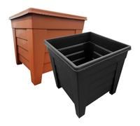STORM TRADING GROUP Grosvenor Square Planter 33cm Black & Terracotta