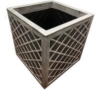 STORM TRADING GROUP Large Garden Planters Flower Pots Slate & Lazio Effect