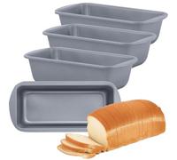 STORM TRADING GROUP Loaf Tin Rectangular Bread Pan 2lb Non-Stick Perfect for Loaves, Bread, Cakes & Bakes Dishwasher, Fridge & Freezer Safe (2)