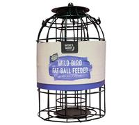 Storm Trading Group Metal Hanging Fat Ball Feeder With Bird Cage With Squirrel Guard