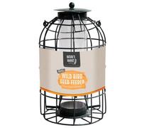 Storm Trading Group Metal Hanging Seed Feeder With Bird Cage With Squirrel Guard