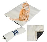 STORM TRADING GROUP Self Heating Snug Thermal Fleece Mats Pet Blanket Pad Self-Heating Non-Slip Warm Puppy, Rabbit, Dog & Cats (2)