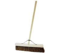 STORM TRADING GROUP Soft Or Hard Bristle 18",24" Or 36" Long Handle Sweeping Brushes - 2 x 18" Bassine Hard Bristle