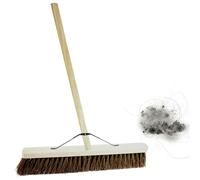 STORM TRADING GROUP Soft Or Hard Bristle 18",24" Or 36" Long Handle Sweeping Brushes - 2 x 36" Bassine Hard Bristle
