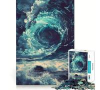 Storm Vortex 1000 Piece Jigsaw Puzzles for Adults Mental Logic Toy Tension Relief Firm Cut Perfect Present 50x75cm