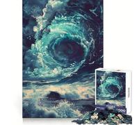 Storm Vortex for Adults 1000 Piece Puzzle Mind Exercise Toy Gentle Leisure Design Assembly Seasonal Gift 38x52cm