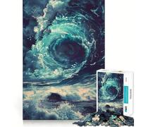 Storm Vortex for Adults 1000 Piece Puzzle Mind Exercise Toy Gentle Leisure Design Assembly Seasonal Gift 38x52cm