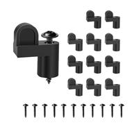 Storm Window Clips - Screen Window Holder Lock, 12 Pcs Reusable Heavy Duty Frame Mount with Screws, Prevent Shaking Safe Winter Panel Support | for Home Office Screen Doors
