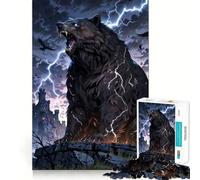 Stormbreaker︰ The Wrath of The Thunder Bear 1000 Piece Jigsaw Puzzle for Teenagers Clear Logic Toy Calm Pastime Perfect Cut Classic Gift 38x26cm