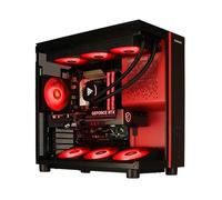 STORMCRAFT Phantom RTX 5080, AMD Ryzen 7 9800X3D, 32GB DDR5 RAM 6000MHz, 2TB NVMe Gen4 SSD, B850 Chipset 850w PSU 360mm AIO, Win 11 Home, RGB Keyboard Mouse, WiFi BT HDMI AI Prebuilt Gaming Desktop PC