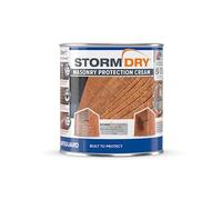 Stormdry Masonry Waterproofing Cream (1 Litre) 25 Year BBA Approved Exterior Brick Sealer. Breathable, Colourless Brick, Concrete, Stone, Mortar, Sandstone & Granite Waterproofer