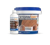 Stormdry Masonry Waterproofing Cream 3L + Stormdry Repointing Additive II - BBA Approved Brick Sealer - 25 Year Protection Against Penetrating Damp