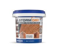Stormdry Masonry Waterproofing Cream (5 Litre) 25 Year BBA Approved Exterior Brick Sealer. Breathable, Colourless Brick, Concrete, Stone, Mortar, Sandstone & Granite Waterproofer