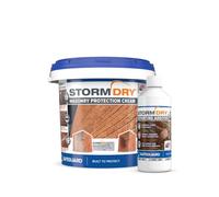 Stormdry Masonry Waterproofing Cream 5L + Repointing Additive Ii - Exterior Brick, Stone, Concrete Waterproofing Sealer Bundle