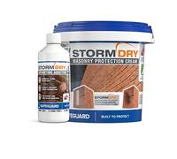Stormdry Masonry Waterproofing Cream 5L + Stormdry Repointing Additive II - BBA Approved Brick Sealer - 25 Year Protection Against Penetrating Damp