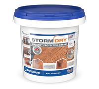 Stormdry Masonry Waterproofing Cream (6 Litre) 25 Year BBA Approved Exterior Brick Sealer. Breathable, Colourless Brick, Concrete, Stone, Mortar