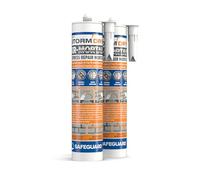 Stormdry Waterproof Express Repair Mortar - Pack of 2 - Ready to Use Cement Mix 310ml Tube, Grey Sand