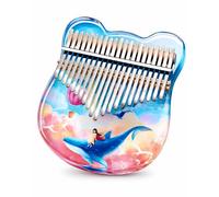 Stormee Kalimba Thumb Piano 21 Keys Musical Instrument Home Decor Gift for Beginners Adults Kids (Blue)