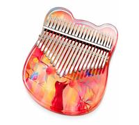 Stormee Kalimba Thumb Piano 21 Keys Portable Finger Piano Musical Instrument Gift for Beginners, Kids & Adults (Cat)
