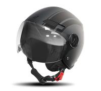 Stormer Ride Open Face Helmet Titanium/Matt GreyS Titanium,Matt Grey