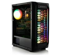 Stormforce Crystal Gaming PC - NVIDIA GeForce RTX 4070 12GB, Intel Core i5-13400F, 1TB SSD, 16GB RAM, WiFi 5, Windows 11, COUGAR MX410 ARGB Case (Amazon Exclusive)