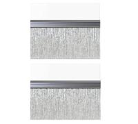 STORMGUARD 02AM0031000CL BDS Self Adhesive Bottom of The Door Brush Draught Seal, Clear, 1 m, Set of 2 Piece