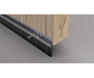 STORMGUARD 02SR0190914A Aluminium Door Brush Strip Draught Excluder