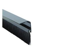 STORMGUARD 02SR0720838BL Bottom Door Brush with Cover Clip Front to CONSEAL Screws 838mm Black, 838 mm