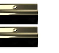 STORMGUARD 03AM0050838G BDS Bottom of The Door Rubber Draught Seal, Gold, 838 mm, Set of 2 Piece