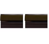 STORMGUARD 04SR1771000B PVC Waterbar/Weatherbar Threshold, Brown, 1 m (Pack of 2)