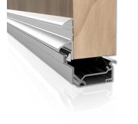 STORMGUARD 04SR3580920G Dry X Winterbar Threshold Seal and Rain Deflector - Durable Aluminium Door Weatherbar for Rain, Wind and Draft Protection - Mill Finish Aluminium - 920mm