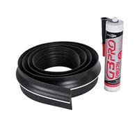 Stormguard 04SR5072515BL Garage Floor Seal Threshold 2515MM Black, Aluminium