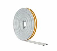 STORMGUARD 05AM023006MW Acoustic Silent and Draught Excluder Self-Adhesive Seal, White, 6 m, Set of 2 Piece